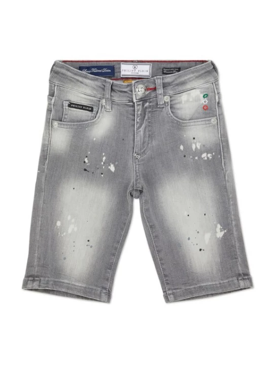 Foto van product Philipp Plein Jeans 'Mykonos' lichtgrijs / zwart / wit