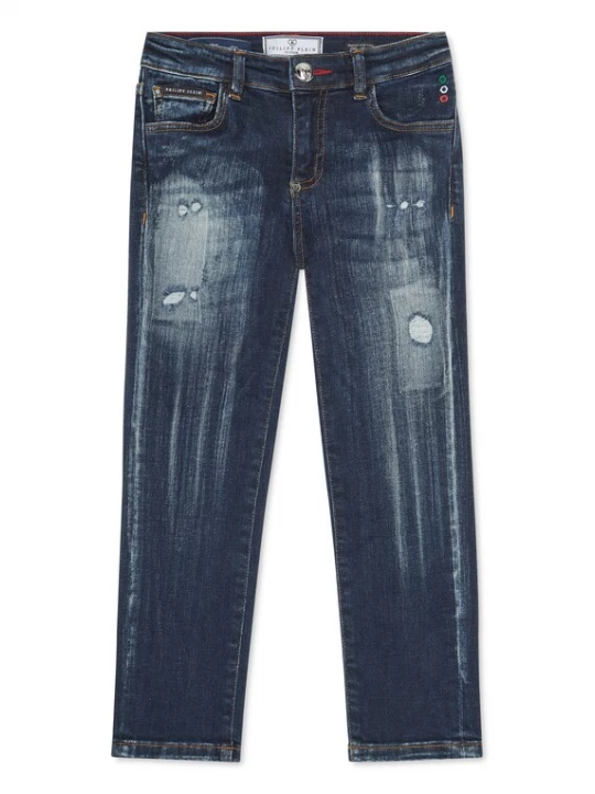 Foto van product Philipp Plein Jeans 'Skull' donkerblauw