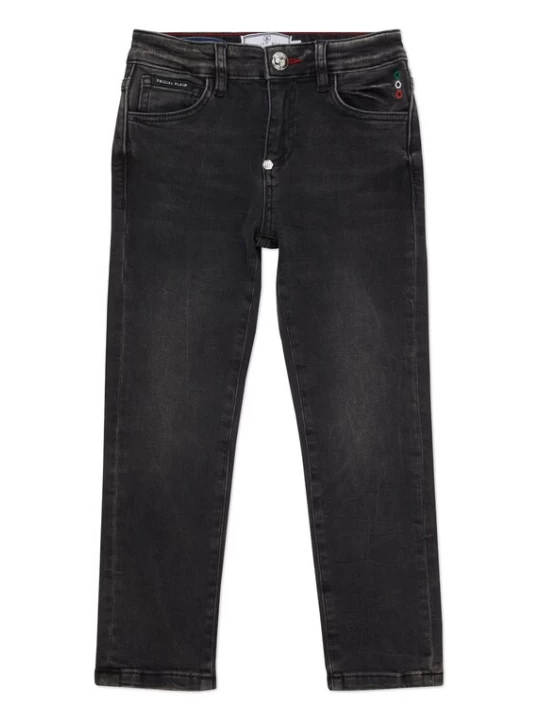 Foto van product Philipp Plein Jeans 'Skull' zwart / wit