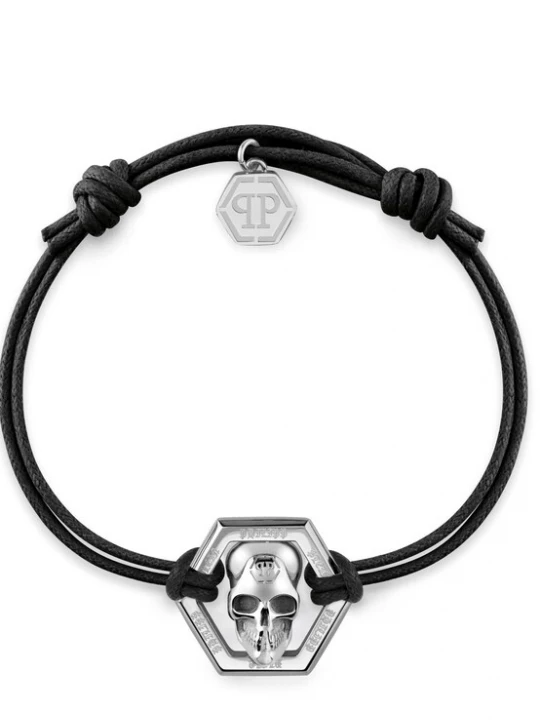 Foto van product Philipp Plein Jewellery Armband ' LINKED ' zwart / zilver