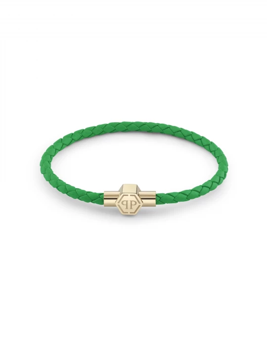 Foto van product Philipp Plein Jewellery Armband 'Plein Tag' goud / groen