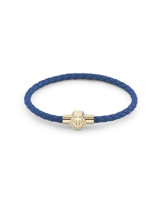 Foto van product Philipp Plein Jewellery Armband 'Plein Tag' navy