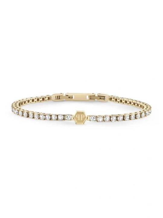 Foto van product Philipp Plein Jewellery Armband 'Plein Tennis Royal' goud