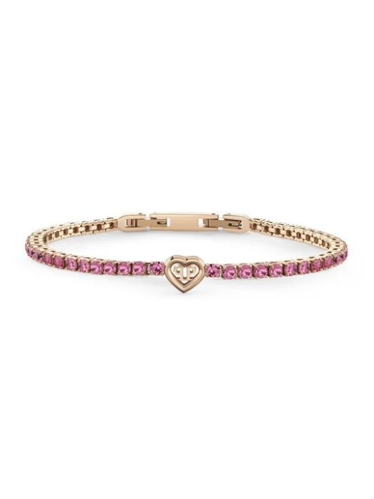 Foto van product Philipp Plein Jewellery Armband 'Plein Tennis Royal' goud / pink