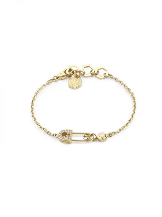 Foto van product Philipp Plein Jewellery Armband 'SAFETY PIN' goud
