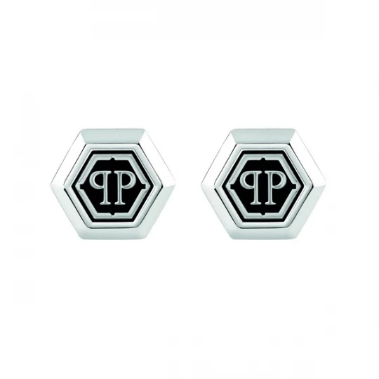 Foto van product Philipp Plein Jewellery Manchetknopen zwart / zilver