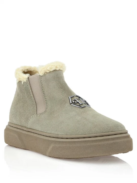 Foto van product Philipp Plein Laarzen donkerbeige / zilver