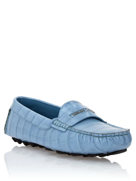 Foto van product Philipp Plein Mocassins lichtblauw