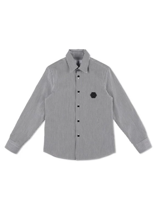 Foto van product Philipp Plein Overhemd 'Skull' zwart / wit
