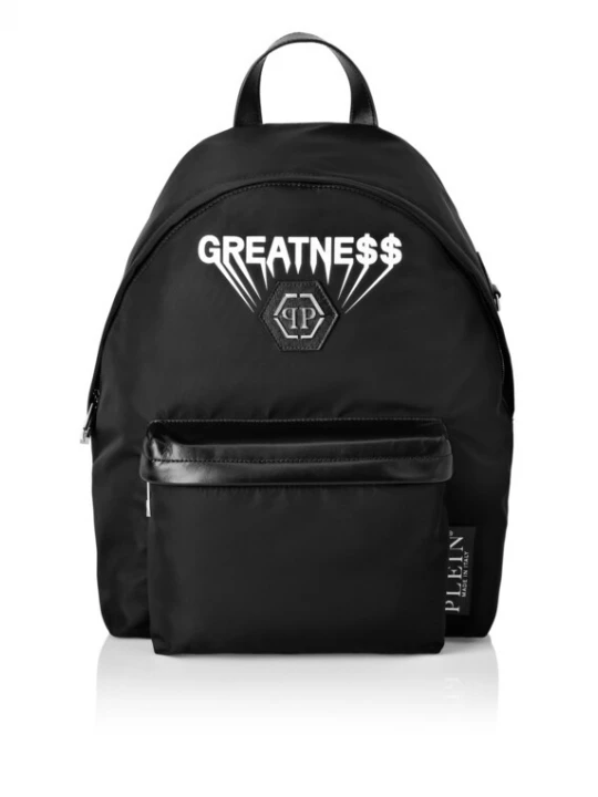 Foto van product Philipp Plein Rugzak 'Hexagon' zwart / wit