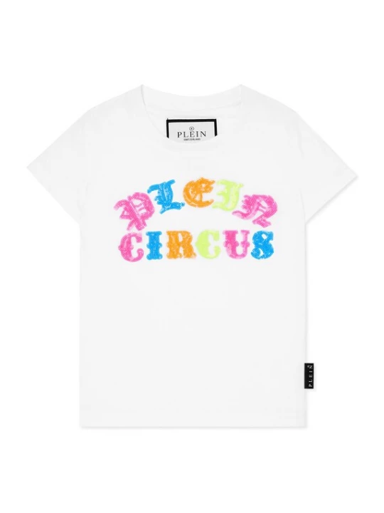 Foto van product Philipp Plein Shirt azuur / oranje / pink / wit
