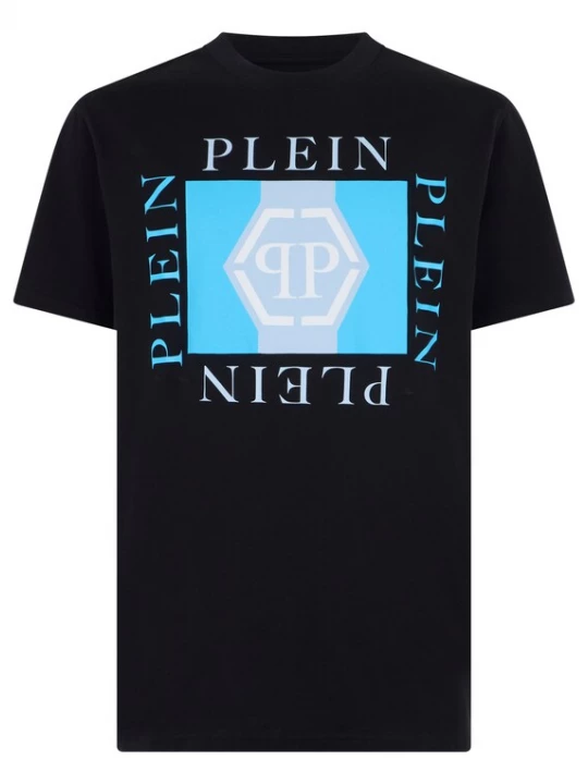 Foto van product Philipp Plein Shirt blauw / grijs / zwart