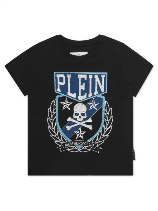 Foto van product Philipp Plein Shirt blauw / lichtblauw / zwart / wit
