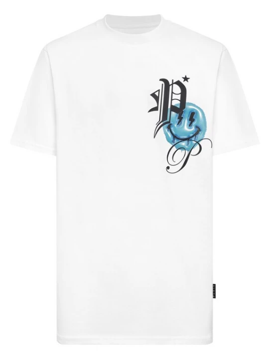 Foto van product Philipp Plein Shirt blauw / zwart / wit
