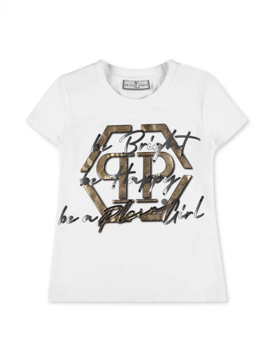 Foto van product Philipp Plein Shirt brons / zilvergrijs / wit