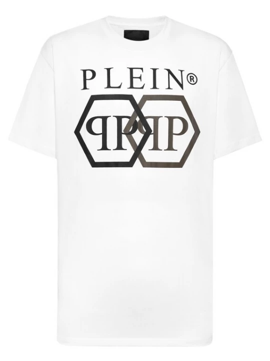 Foto van product Philipp Plein Shirt bruin / wit