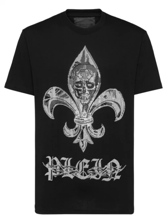 Foto van product Philipp Plein Shirt 'Chrome' grijs / zwart / wit