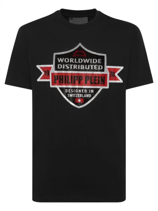 Foto van product Philipp Plein Shirt 'Crest' gemengde kleuren / zwart