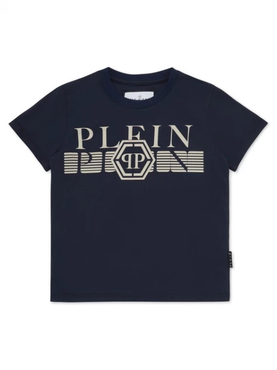 Foto van product Philipp Plein Shirt donkerblauw / taupe
