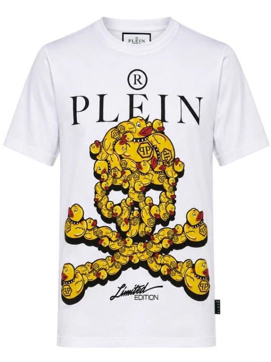 Foto van product Philipp Plein Shirt geel / wit