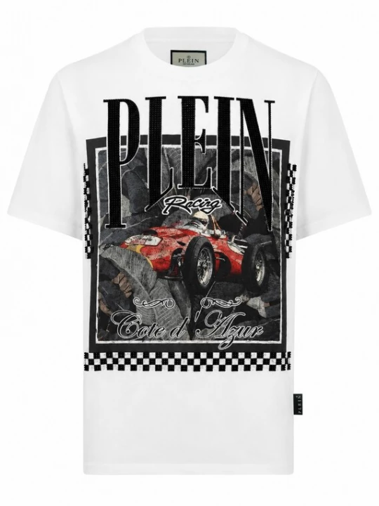 Foto van product Philipp Plein Shirt grijs / rood / zwart / wit