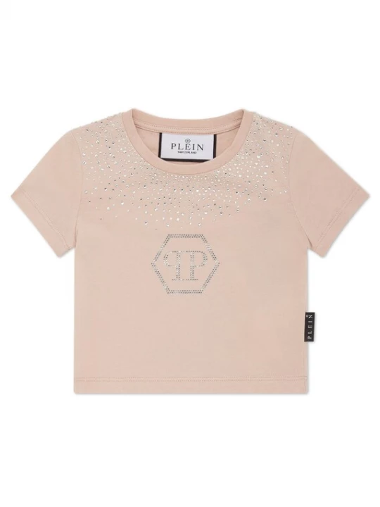 Foto van product Philipp Plein Shirt 'Hexagon' poederroze / zilver