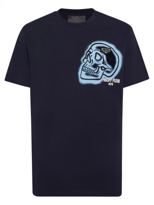 Foto van product Philipp Plein Shirt lichtblauw / donkerblauw / wit