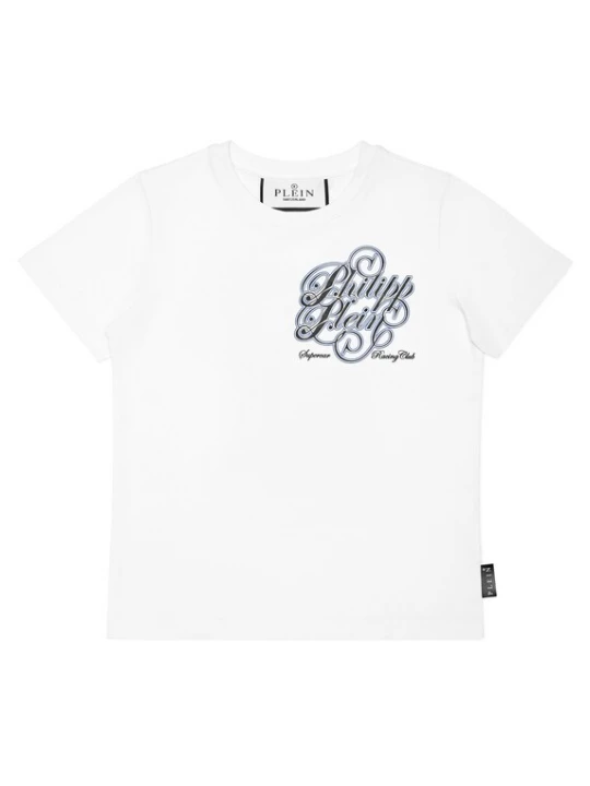 Foto van product Philipp Plein Shirt lichtblauw / lichtgroen / zwart / wit