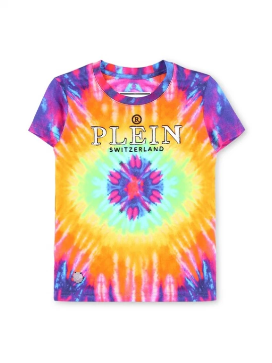 Foto van product Philipp Plein Shirt lichtgroen / lila / oranje / pink