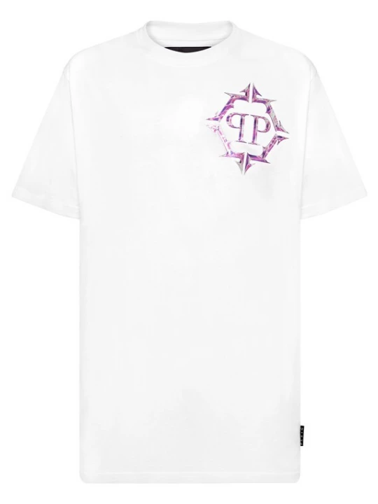 Foto van product Philipp Plein Shirt lila / zilver / wit