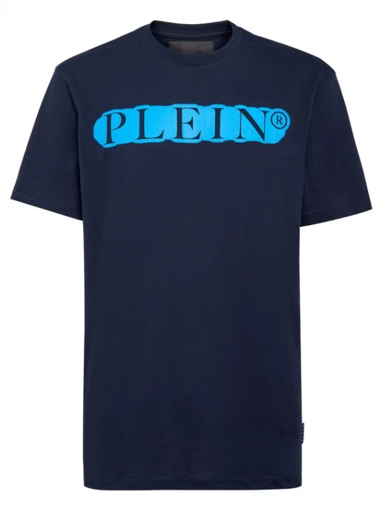 Foto van product Philipp Plein Shirt navy / neonblauw