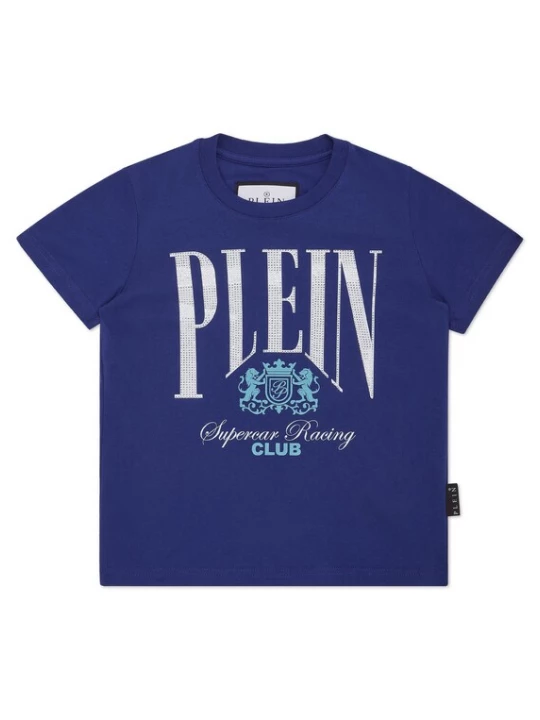 Foto van product Philipp Plein Shirt 'Racing' lichtblauw / donkerblauw / wit
