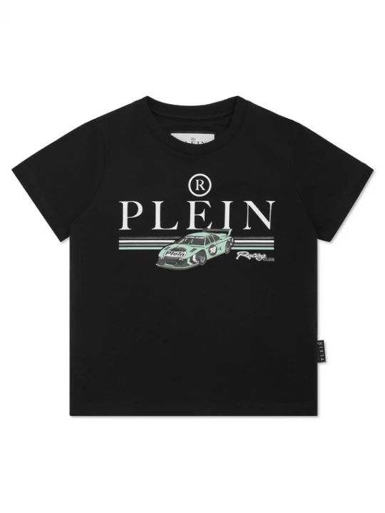 Foto van product Philipp Plein Shirt 'Racing' mintgroen / zwart / wit