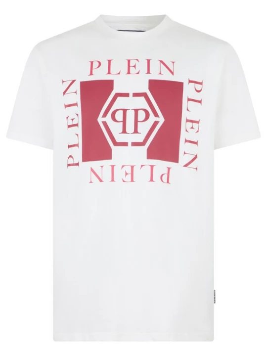 Foto van product Philipp Plein Shirt rood / wit