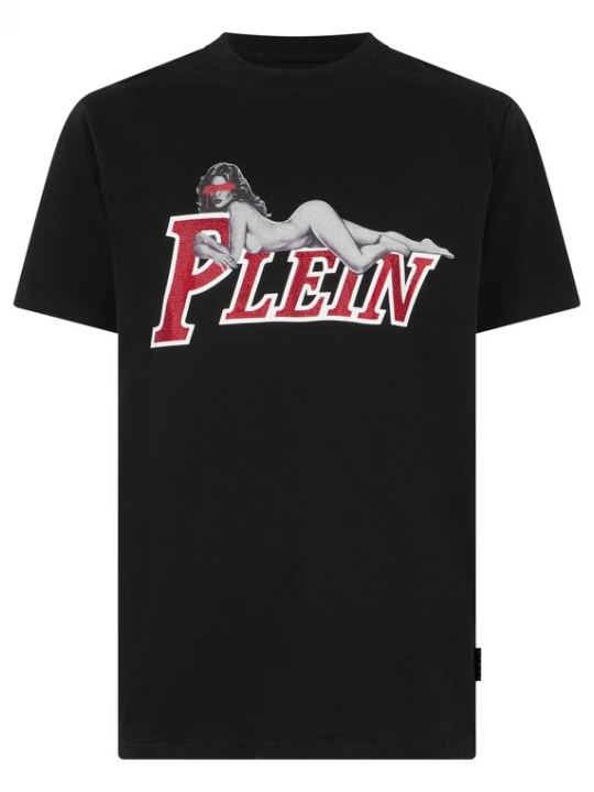 Foto van product Philipp Plein Shirt rood / zwart