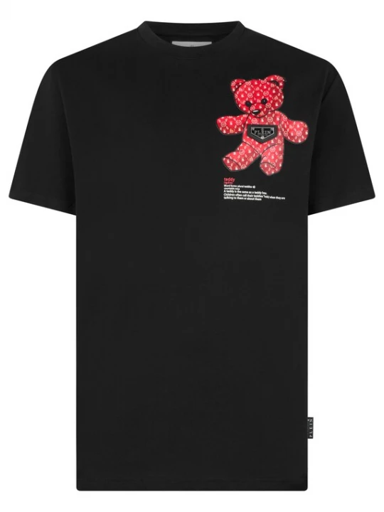 Foto van product Philipp Plein Shirt rood / zwart