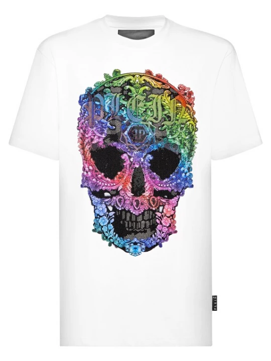 Foto van product Philipp Plein Shirt 'Skull' gemengde kleuren / wit
