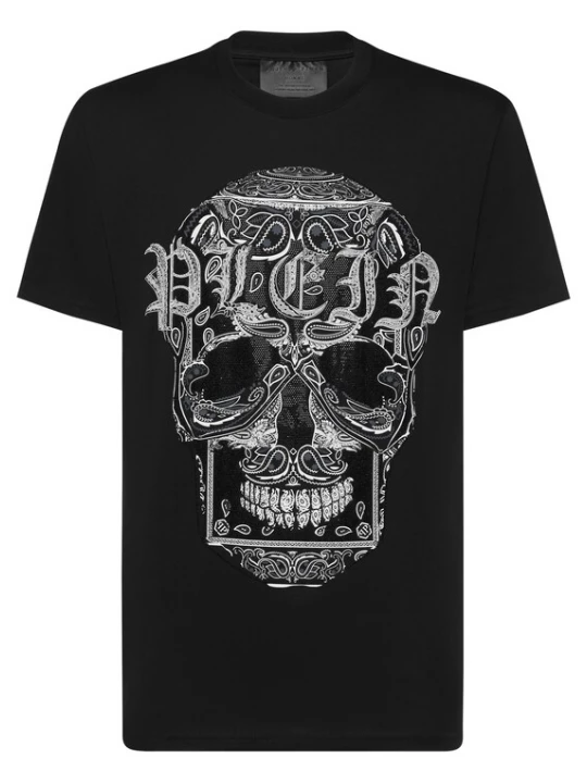 Foto van product Philipp Plein Shirt 'Skull' lichtgrijs / donkergrijs / zwart / wit
