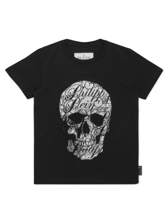 Foto van product Philipp Plein Shirt 'Skull' zwart / offwhite