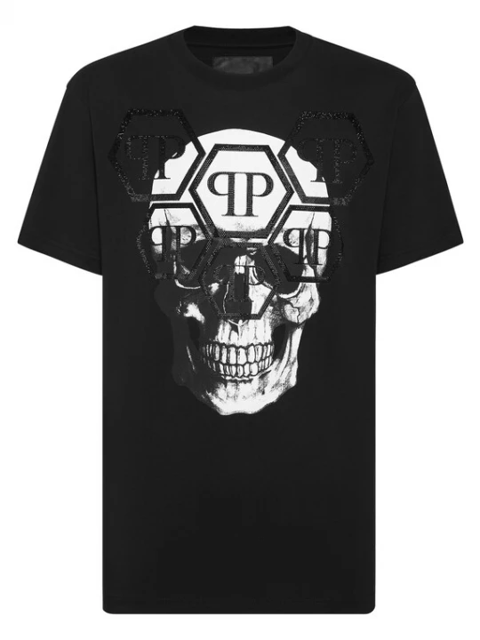 Foto van product Philipp Plein Shirt 'Skull' zwart / wit
