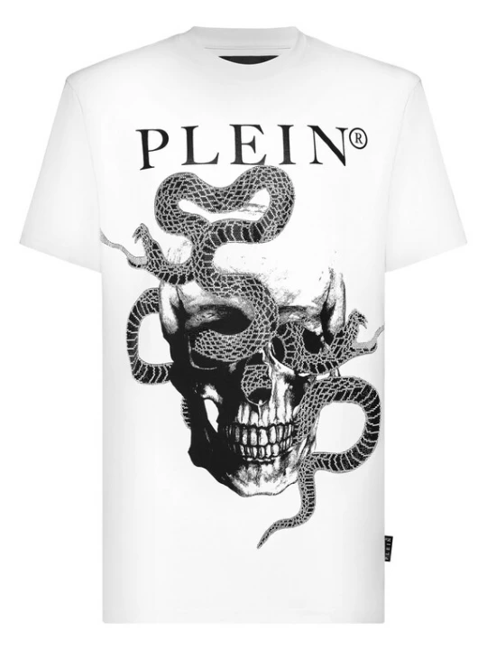 Foto van product Philipp Plein Shirt 'Snake' zwart / wit