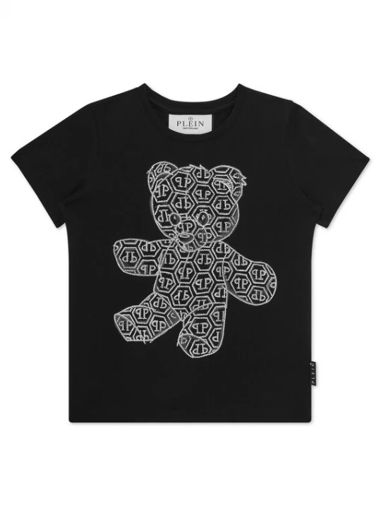 Foto van product Philipp Plein Shirt 'Teddy' zwart / wit