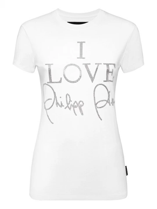 Foto van product Philipp Plein Shirt zilver / wit