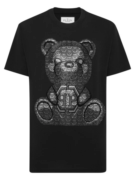 Foto van product Philipp Plein Shirt zwart / zilver