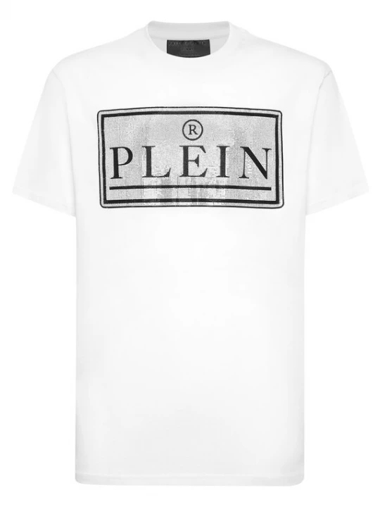 Foto van product Philipp Plein Shirt zwart / zilver / wit