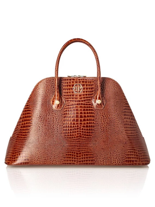 Foto van product Philipp Plein Shopper 'Cocco' kastanjebruin