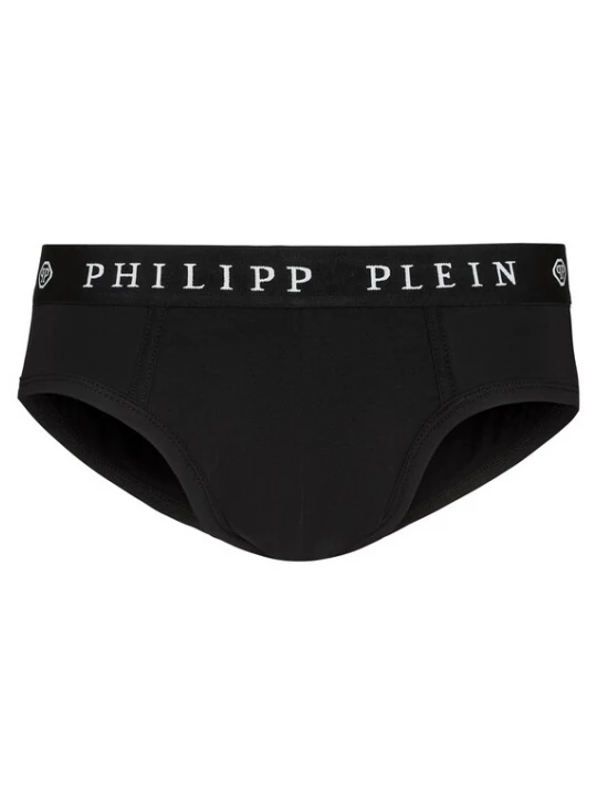 Foto van product Philipp Plein Slip 'Skull' zwart / wit