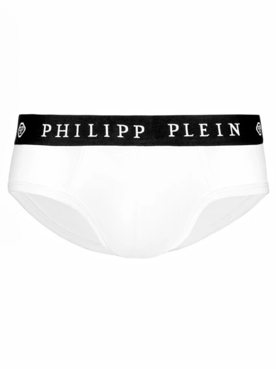 Foto van product Philipp Plein Slip 'Skull' zwart / wit