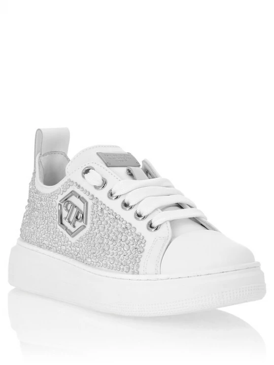 Foto van product Philipp Plein Sneakers 'Hexagon' zilver / wit