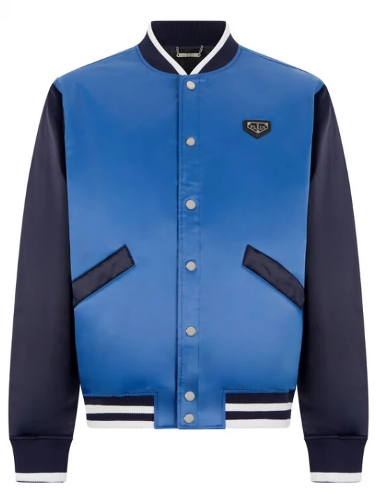 Foto van product Philipp Plein Tussenjas blauw / zwart / wit